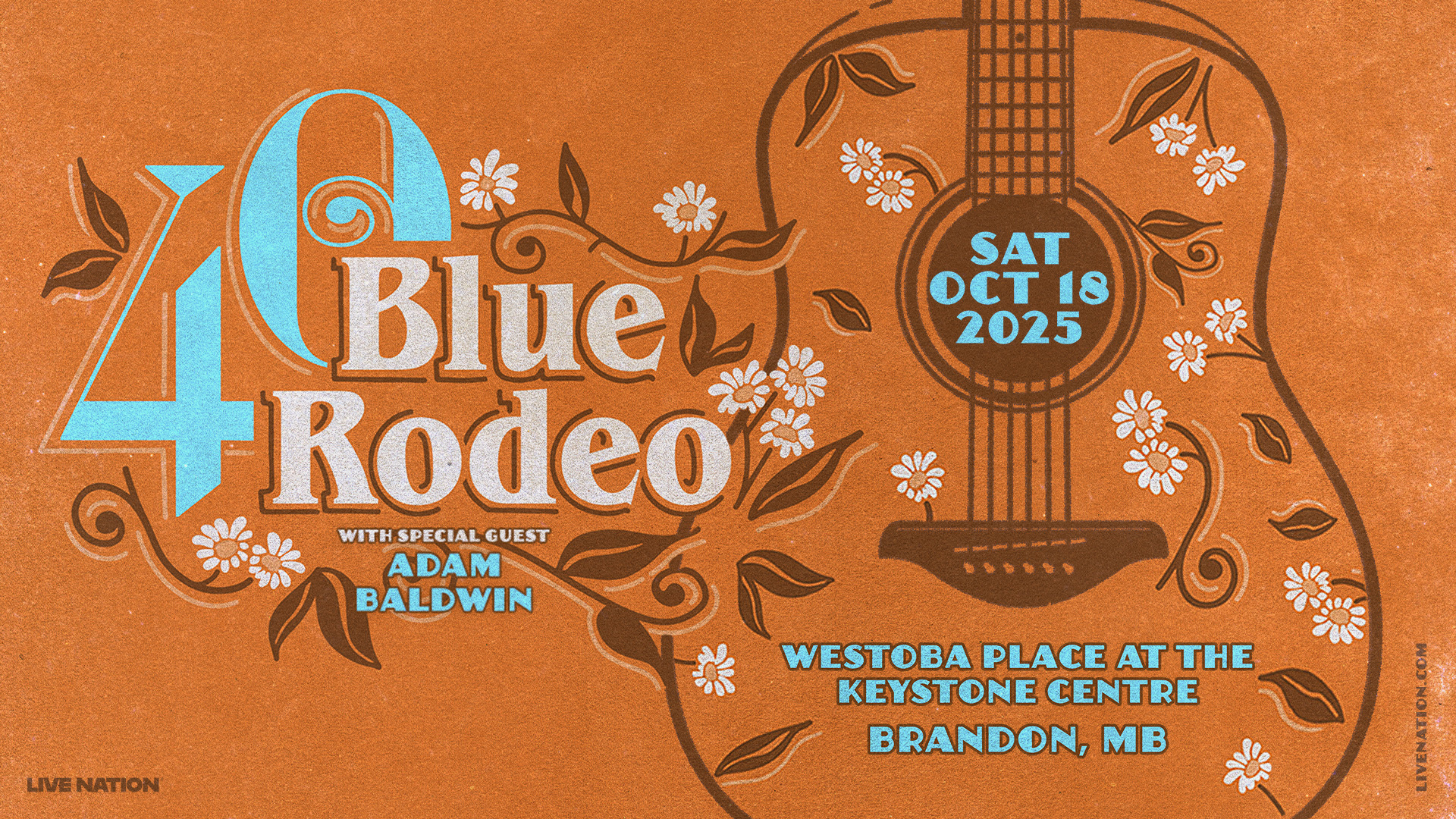 Blue Rodeo Brandon Tour Poster