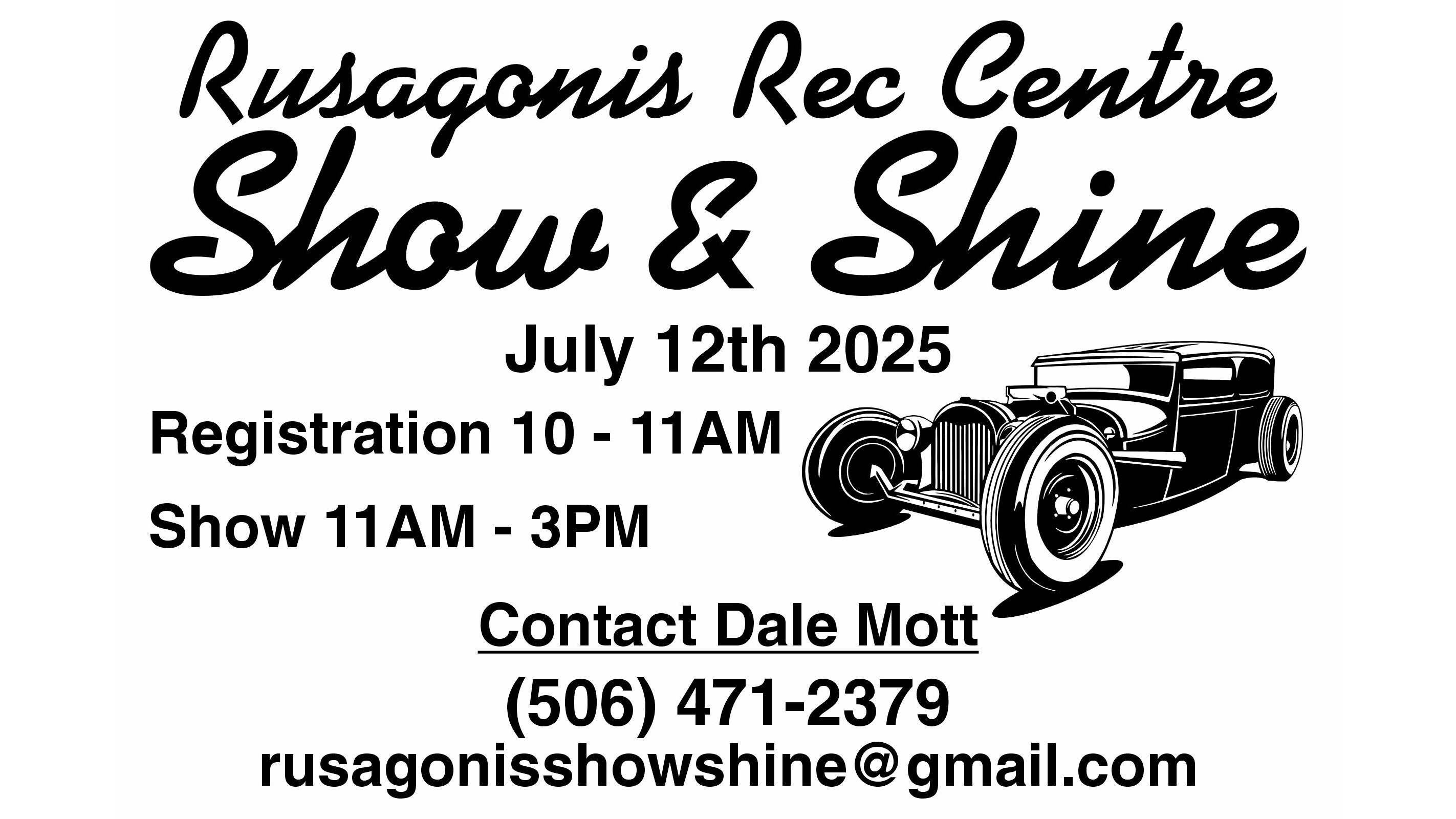 Rusagonis Show & Shine Poster