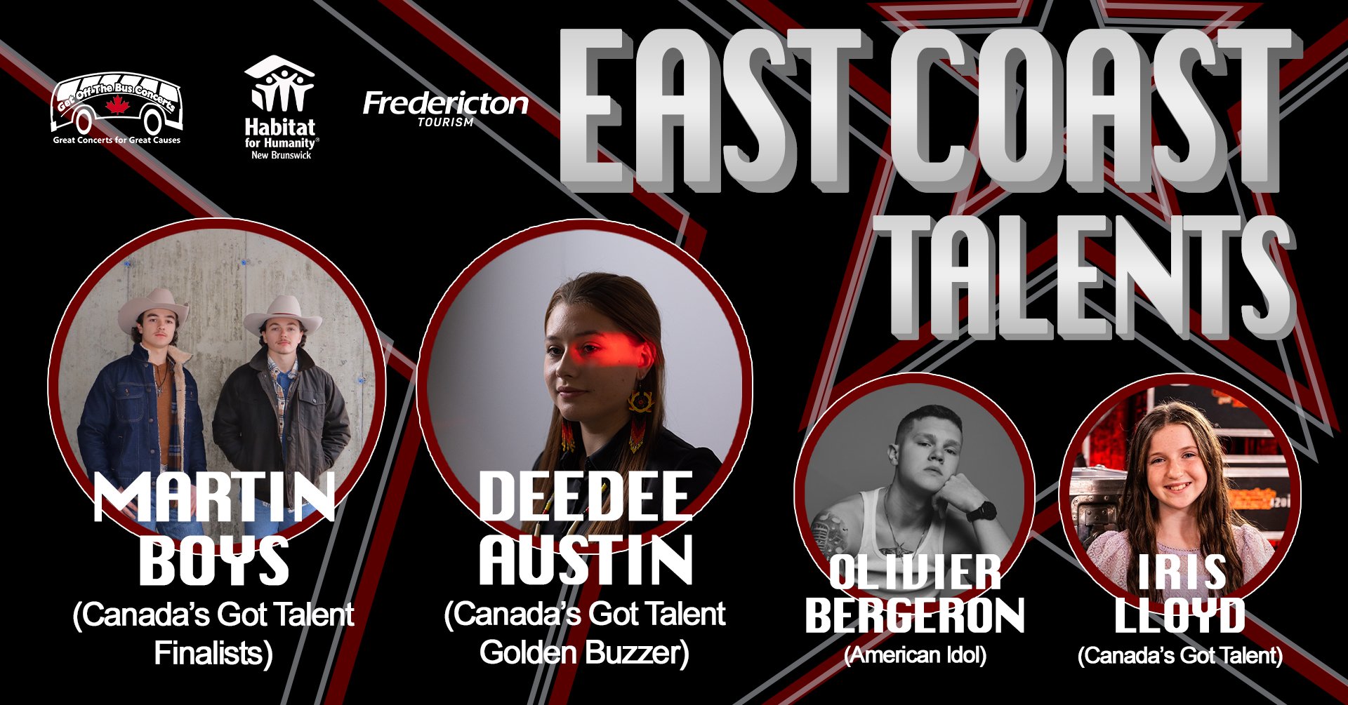 East Coast Talents Live on July 19 Officers Square Fredericton