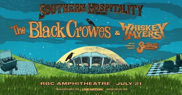 The Black Crowes and Whiskey Myers at RBC Amphitheatre